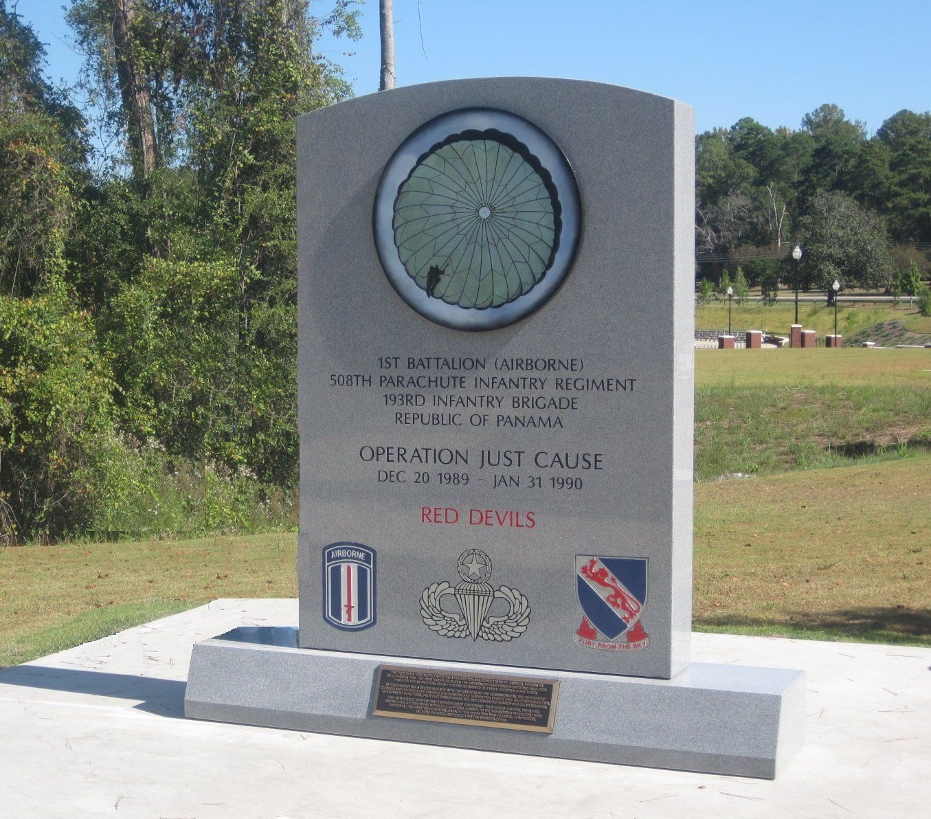 First Battalion Airborne Monument — Columbus, GA — Columbus Monument Company