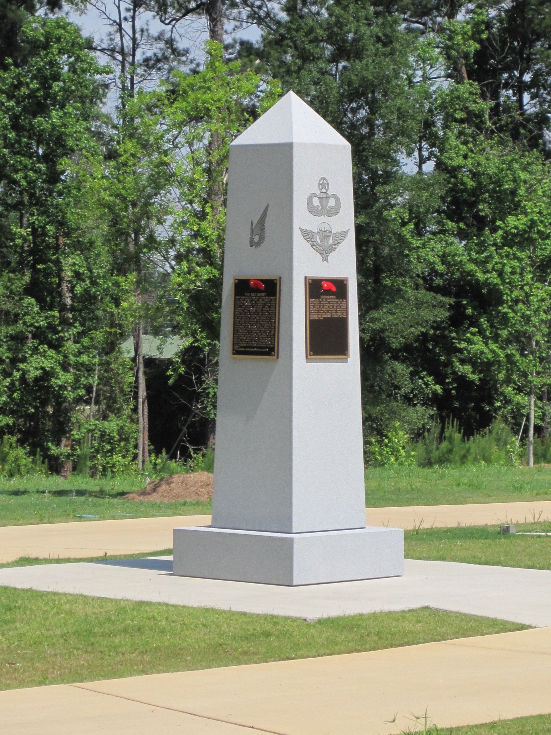 The Red Beret Monument — Columbus, GA — Columbus Monument Company