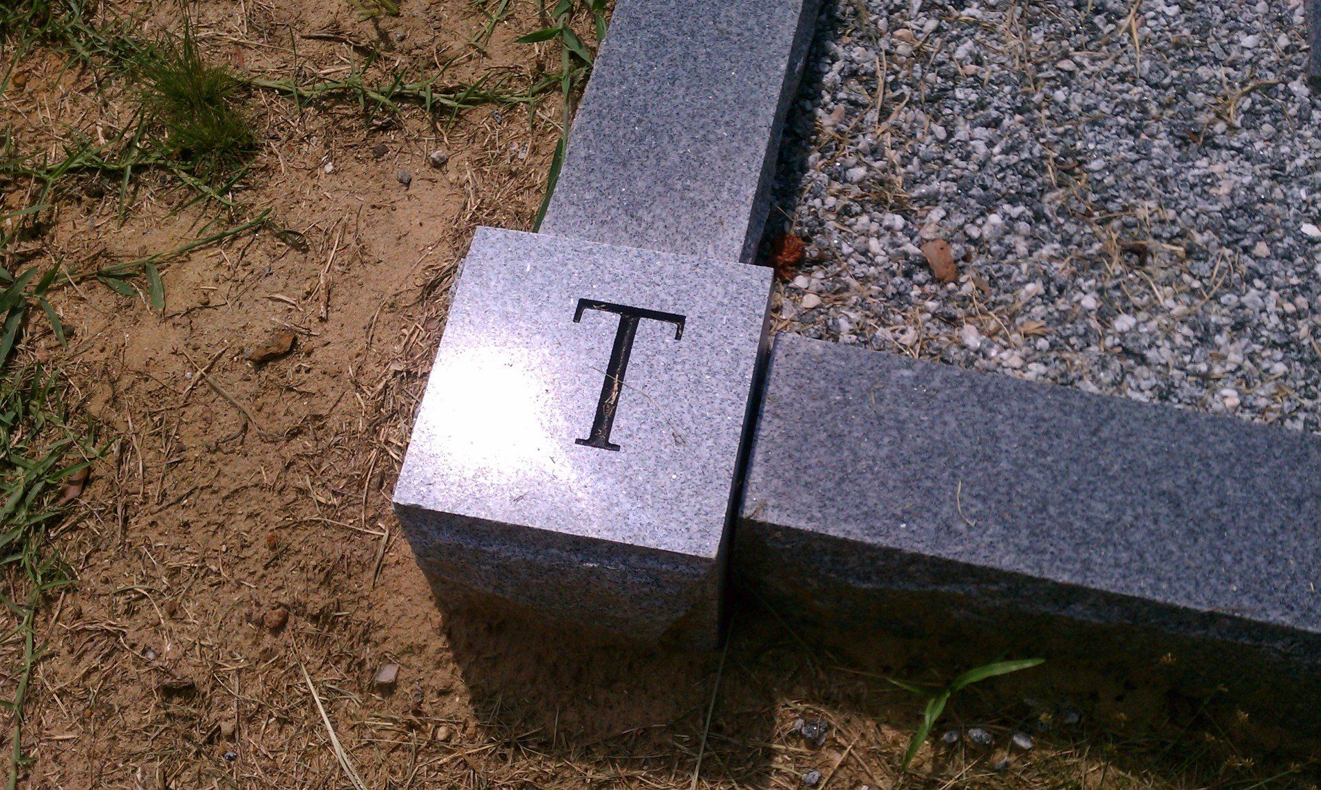 Engraved Letter on Granite Stone — Columbus, GA — Columbus Monument Company