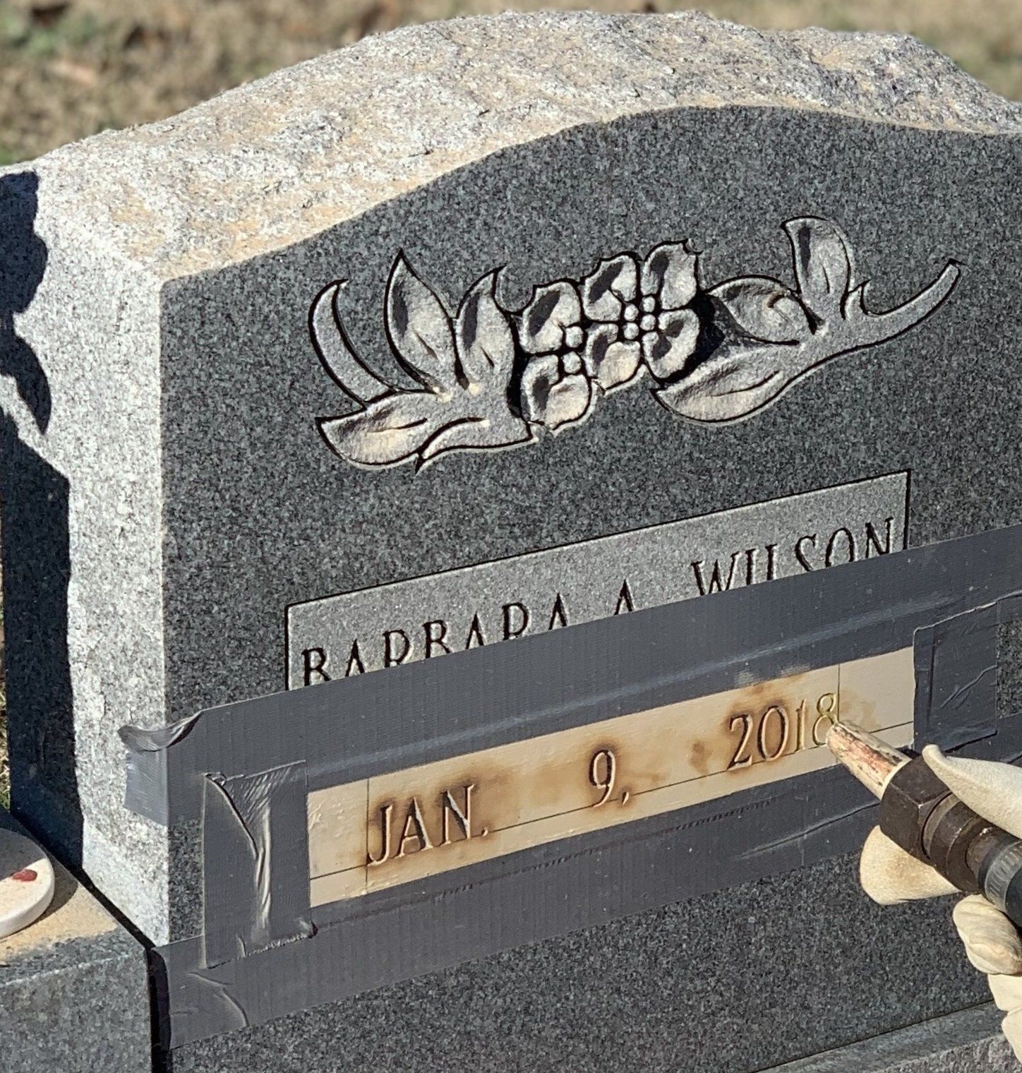 Middle Sandblast — Columbus, GA — Columbus Monument Company