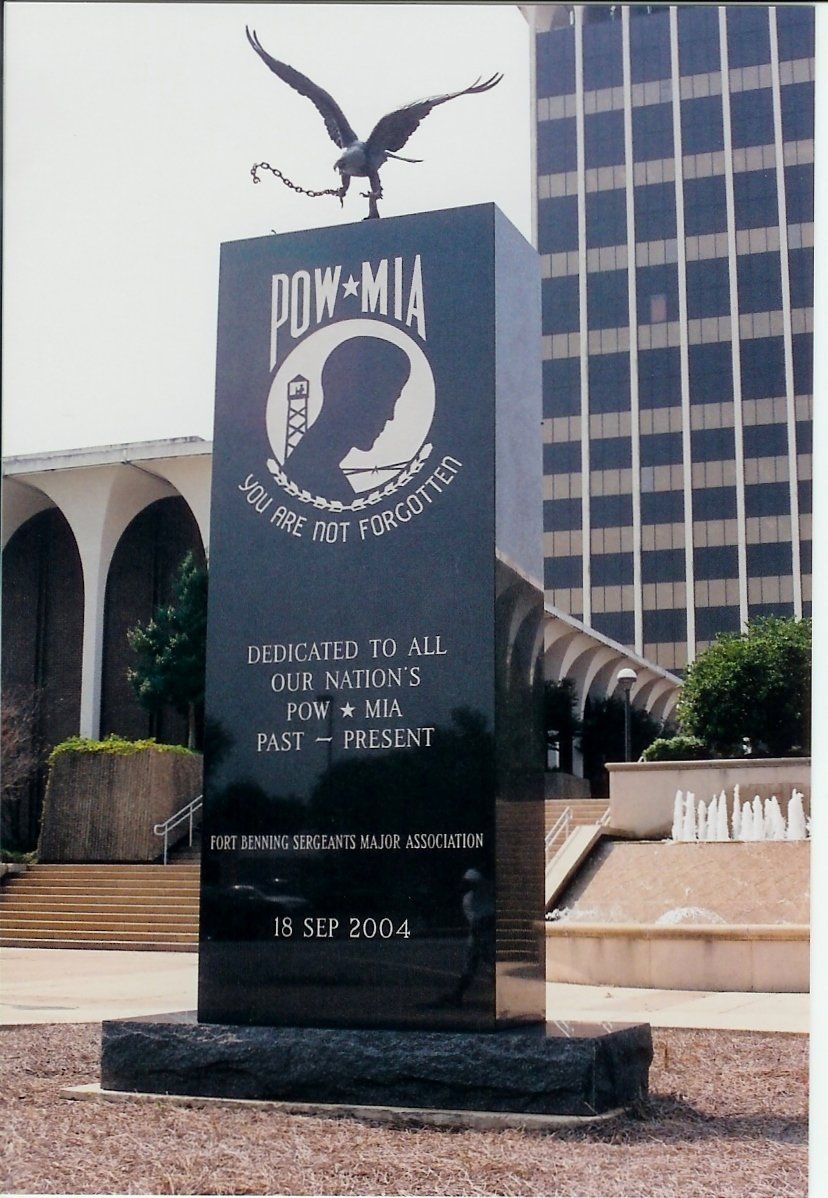 Black Granite Monument — Columbus, GA — Columbus Monument Company