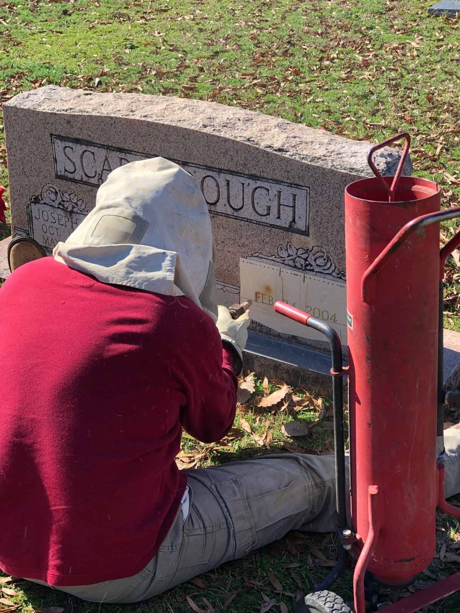 Right Side Sandblast — Columbus, GA — Columbus Monument Company