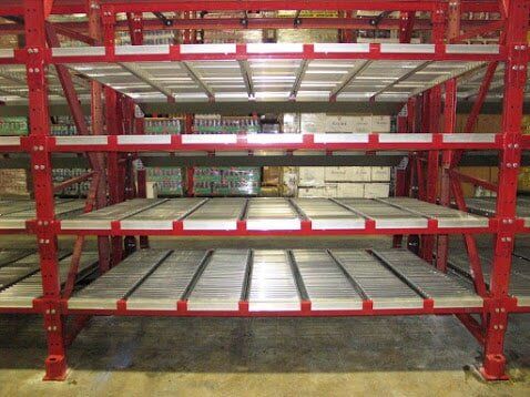 Carton Flow — Red Carton Flow Rack in Grand Prairie, TX