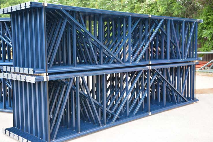 New Warehouse Supplies — New Delivered Teardrop Pallet Rack Upright in Grand Prairie, TX