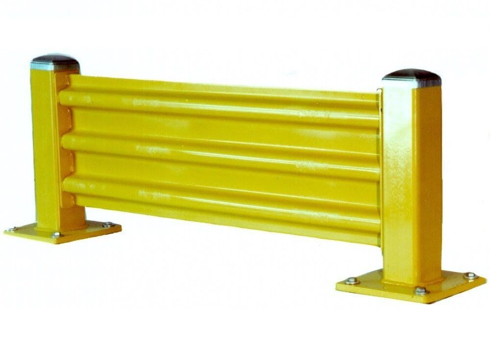 Storage Safety Equipment — Yellow Safety Rail in Grand Prairie, TX