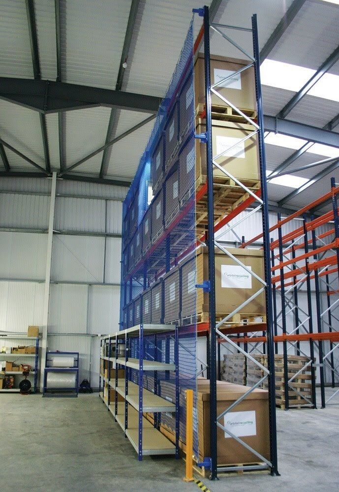 Pallet Stop Beams — Rack Back Safety Netting in Grand Prairie, TX
