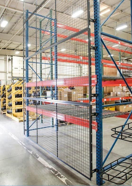 Storage Design Plan — Sample of Rack Back Wire Panels in Grand Prairie, TX