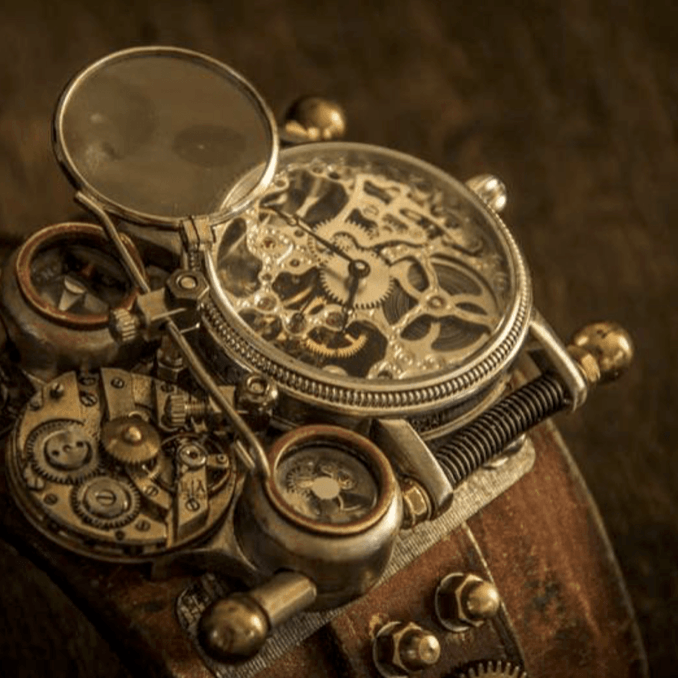 Frankenstein's mechanic Escape Room filled with industrial steampunk puzzles and tools