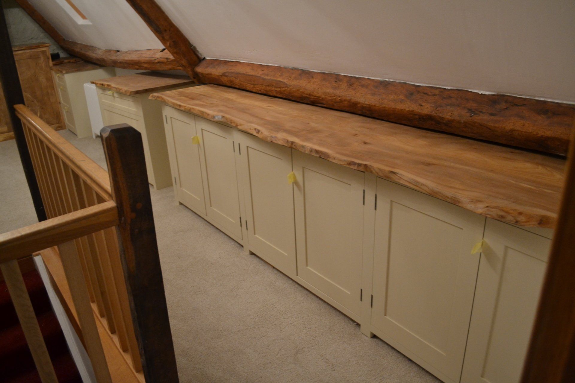 Bespoke solid elm bedroom