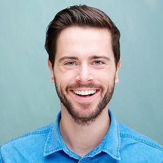 Handsome man smiling — Cosmetic Dentistry in Roanoke Rapids, NC
