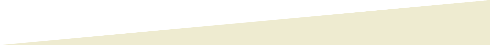 Blank white banner with a pale yellow diagonal strip along the top edge