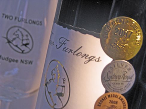 Two Fulongs Gold & Siver award winning wines.