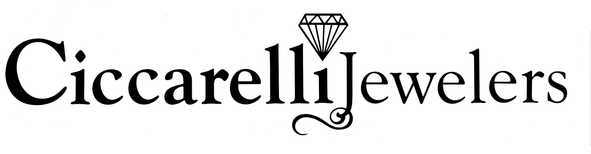 A black and white logo for ciccarelli jewelers