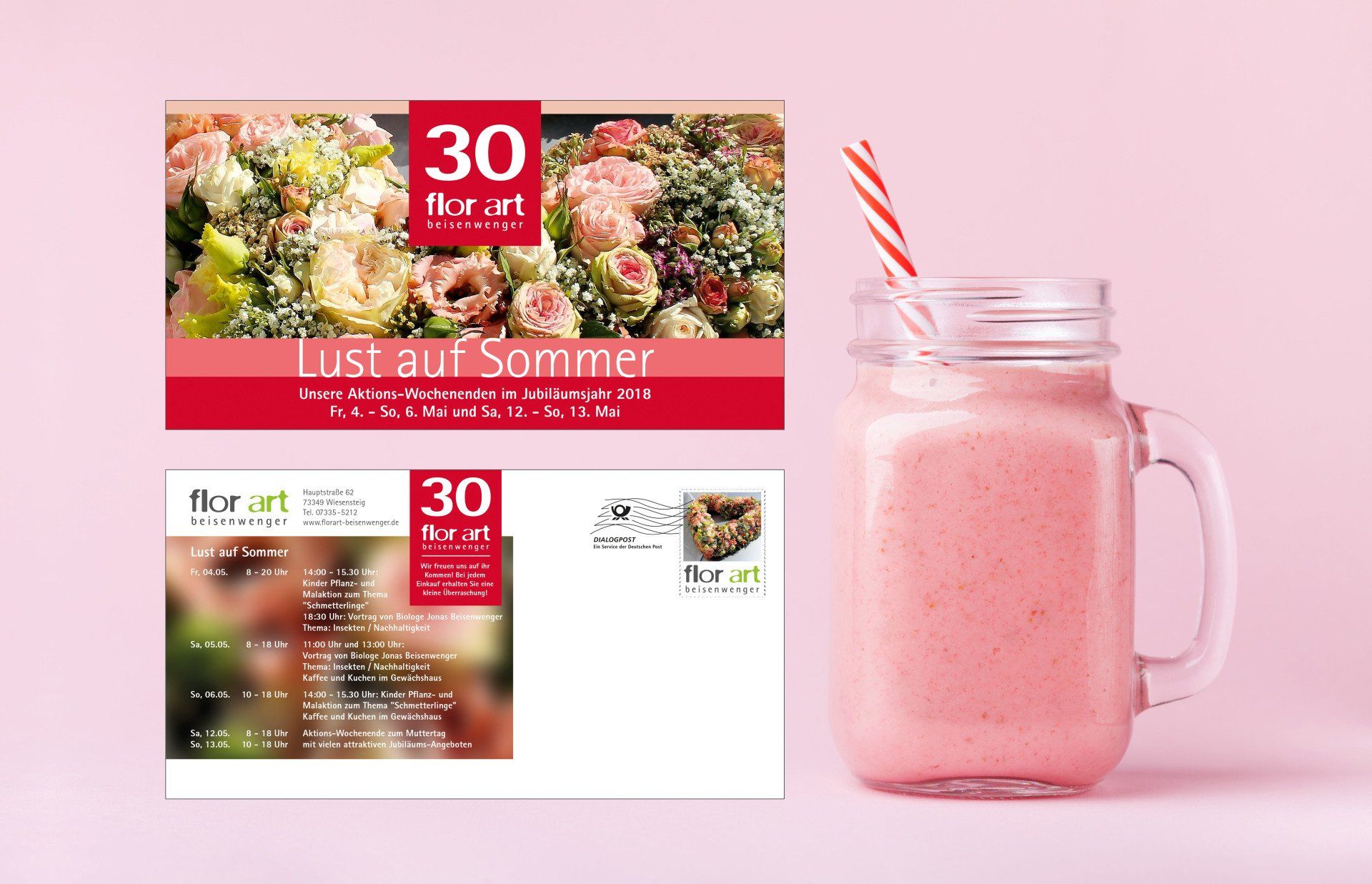 Flyer-Mailing Florist 30 years anniversary