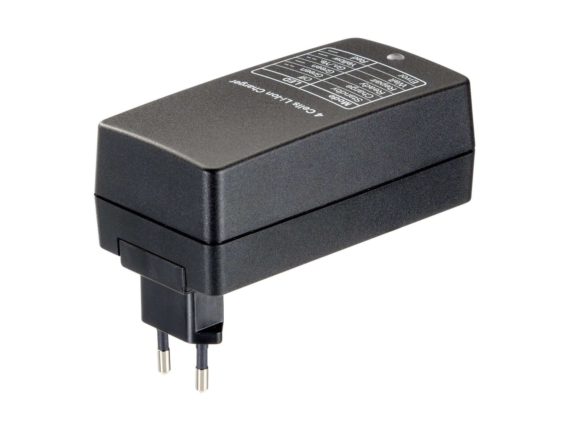 A charger with specifications on it