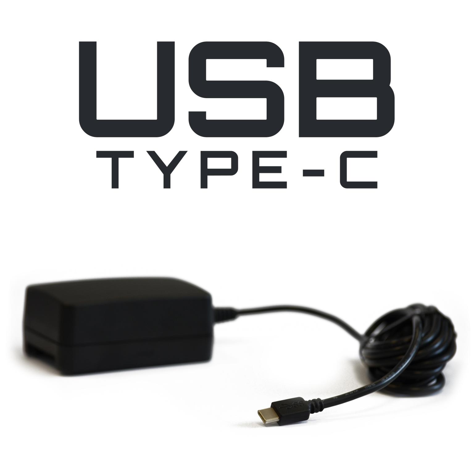 A usb type c charger with a cord attached to it