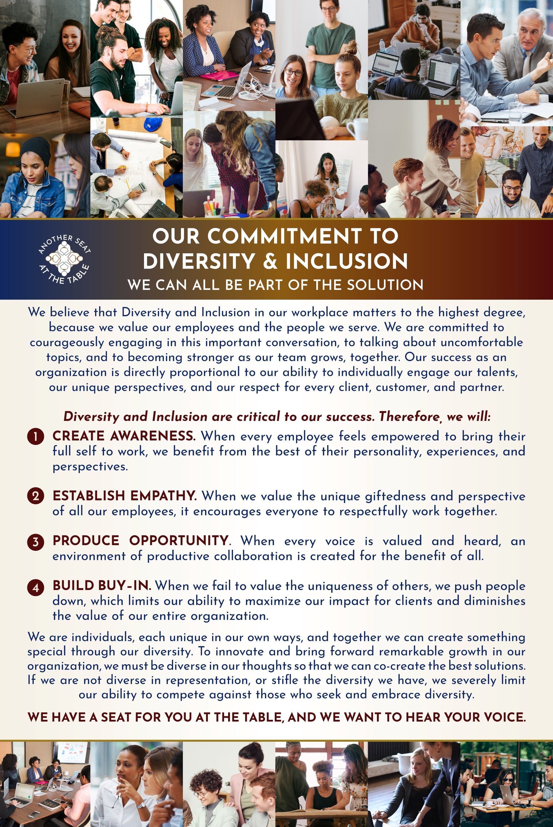 Our Commitment to Diversity and Inclusion