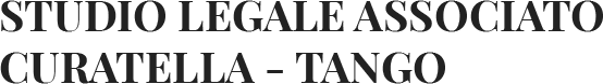STUDIO LEGALE ASSOCIATO CURATELLA - TANGO - LOGO STUDIO LEGALE ASSOCIATO CURATELLA - TANGO - LOGO