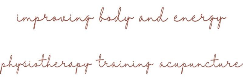 Improving body and energy, physiotherapy training and acupuncture. Verbeter uw lichaamsstertke en energie, fysiotherapie training en acupunctuur.