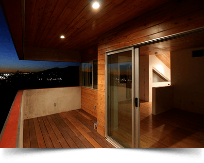 Balcony Overlooking The Outside View