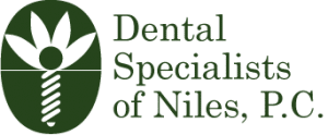 A logo for dental specialists of niles p.c.