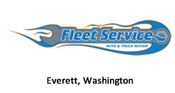Fleet service auto & truck repair is located in everett washington