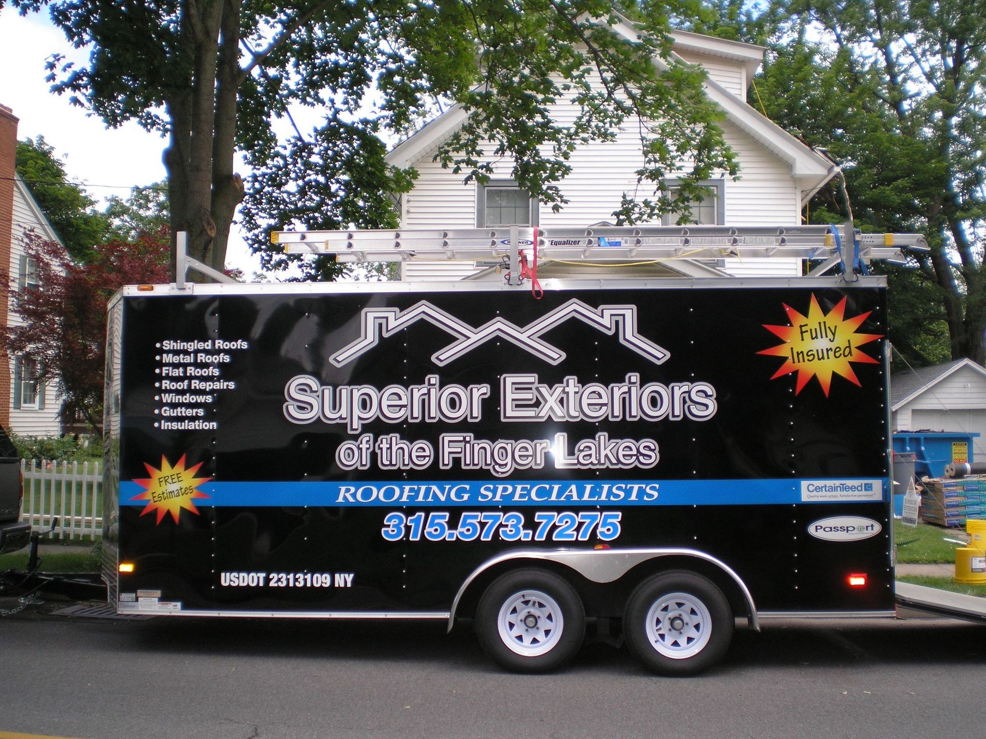 Superior Exteriors of the Finger Lakes truck