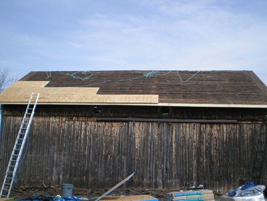 new roof installation