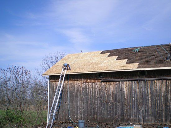 new roof installation
