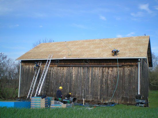 new roof installation