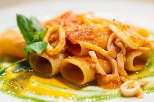 Paccheri con pesce