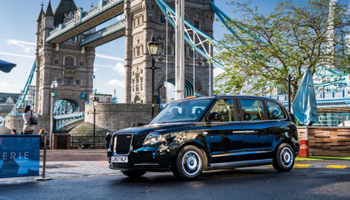 Tower Bridge taxi