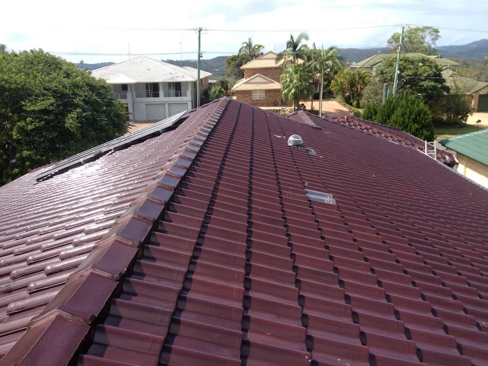 The Roof of a House Has a Lot of Tiles on It — Killiby & Co Roofing Pty Ltd in Tweed, NSW