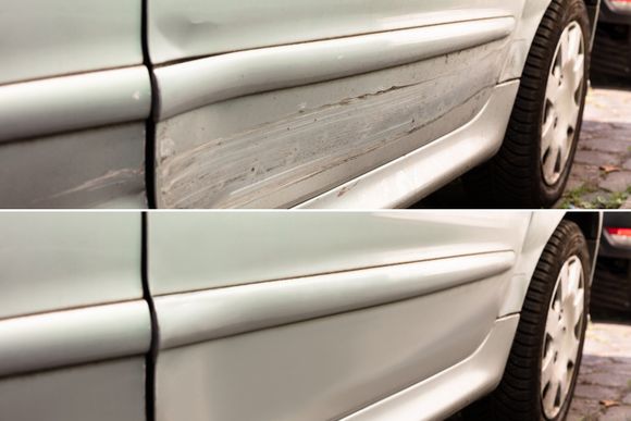 before and after collision picture