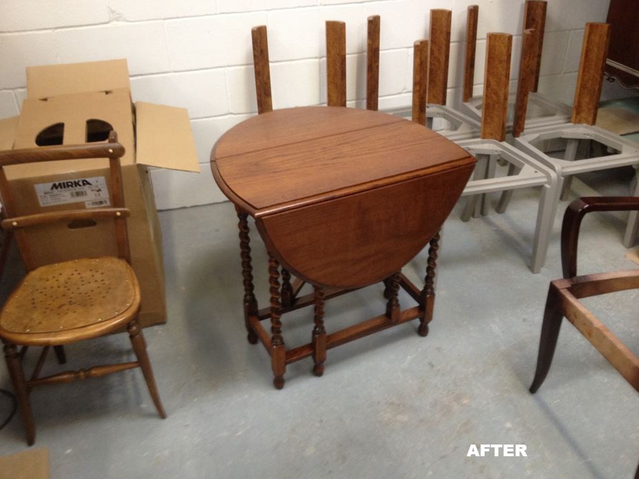 Furniture polishing