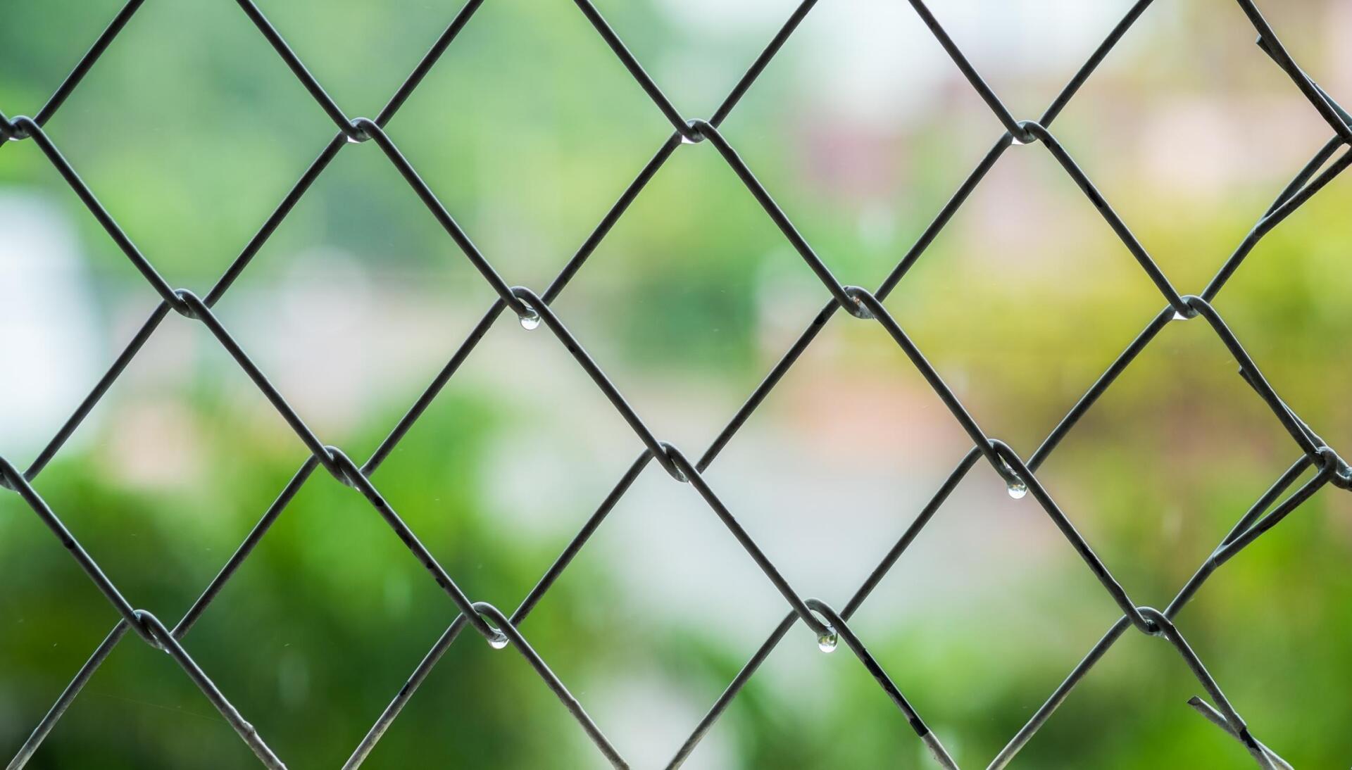 a metal chain link