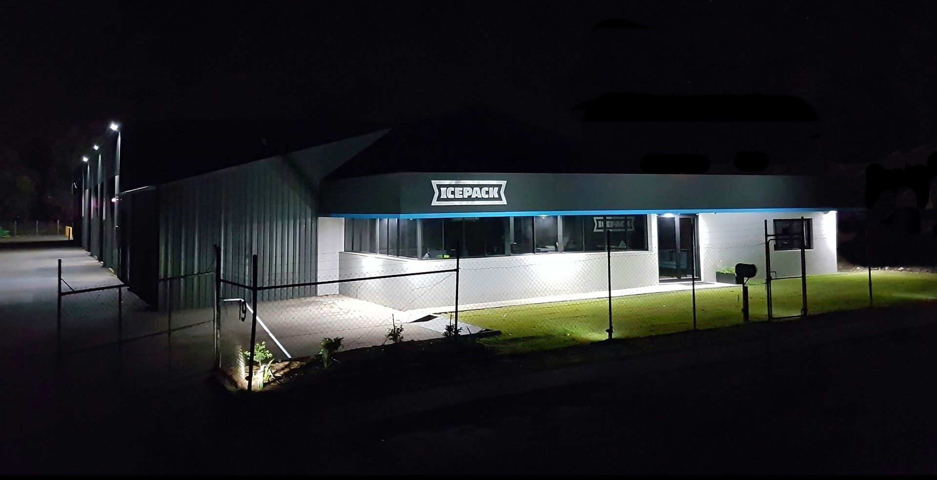 Branding for ICEPACK building
