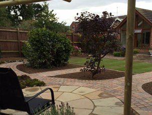 Patio installation