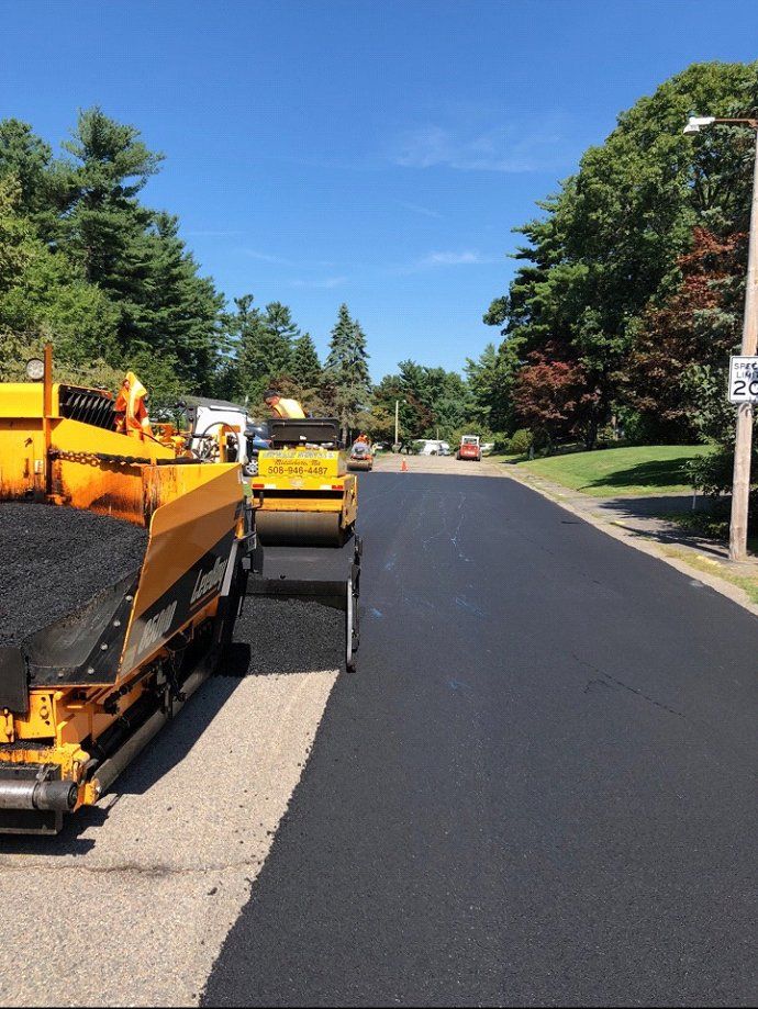 Paving Contractors— Commercial Asphalt, Residential Asphalt Middleboro, Massachusetts