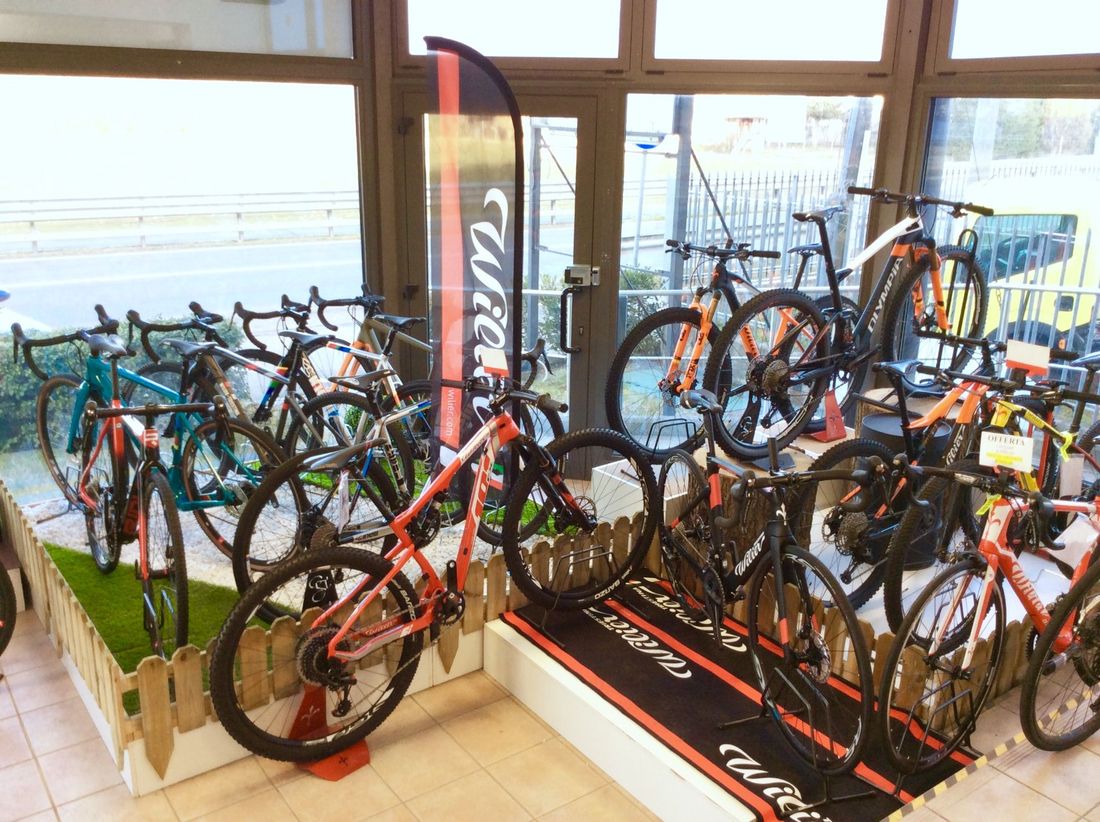 negozio di bici da corsa