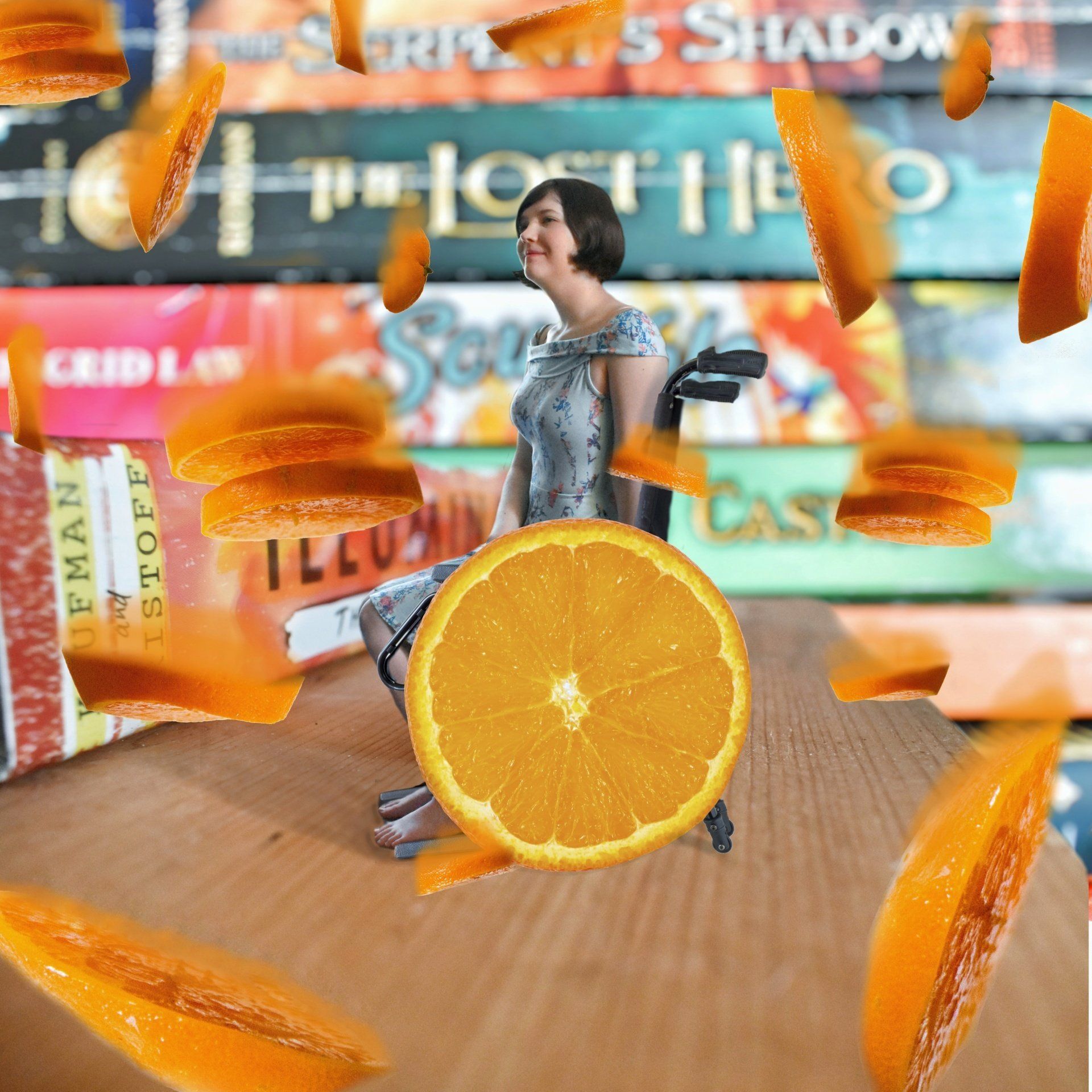 orange slice wheelchair