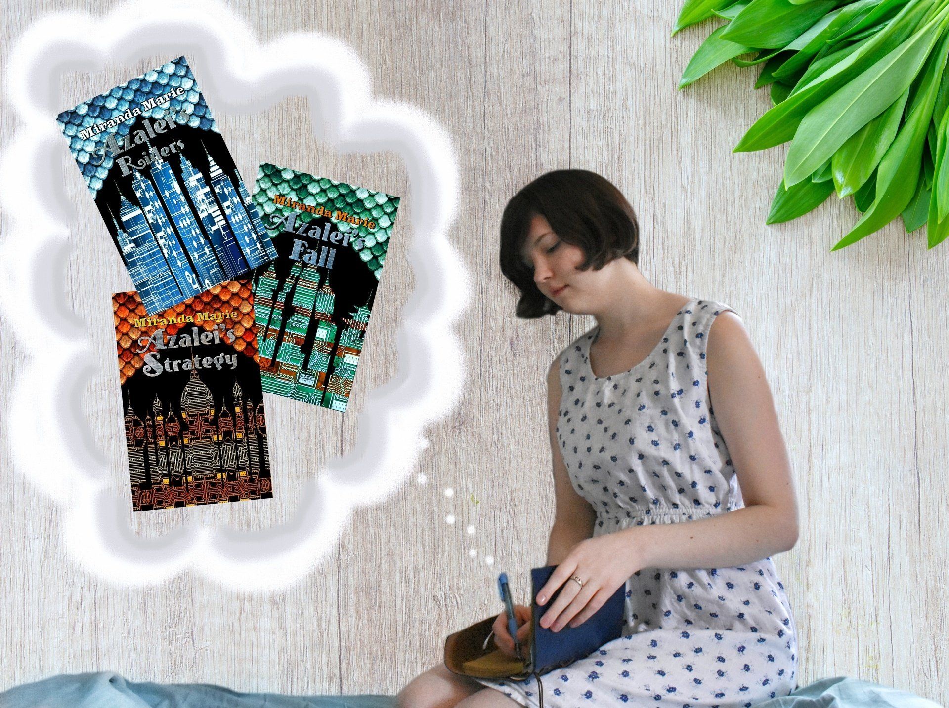 book cloud writing notebook series
