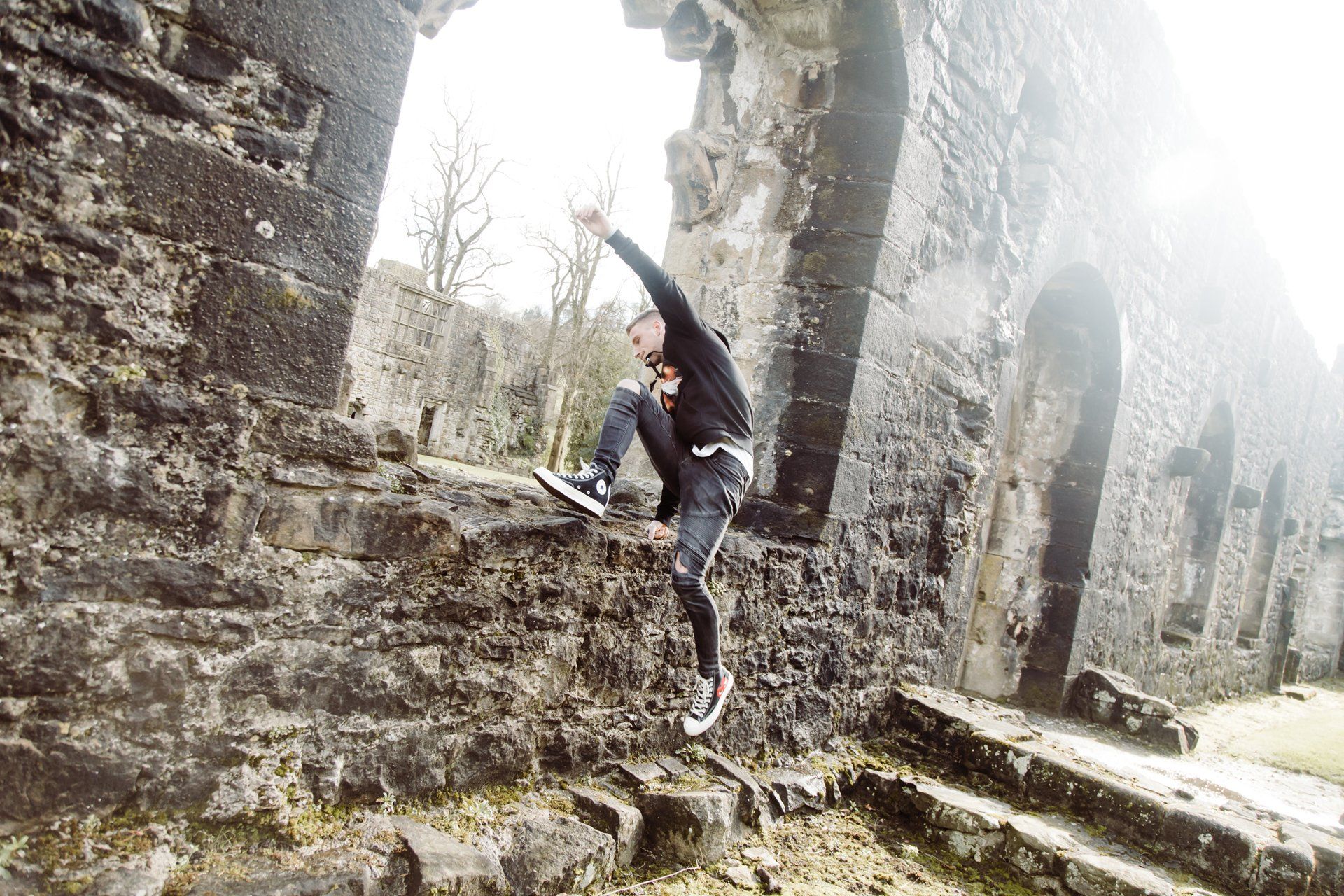 Clitheroe, Lancashire Wedding Photographer, Portrait, Whalley Abbey