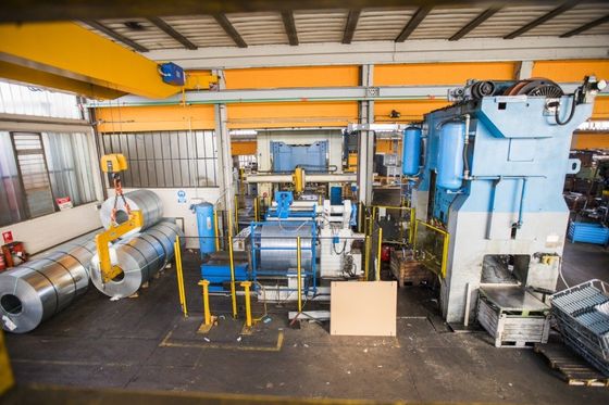 Inside the factory sheet metal processing