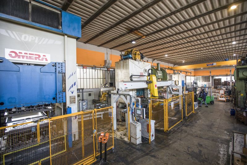 Machinery for sheet metal punching