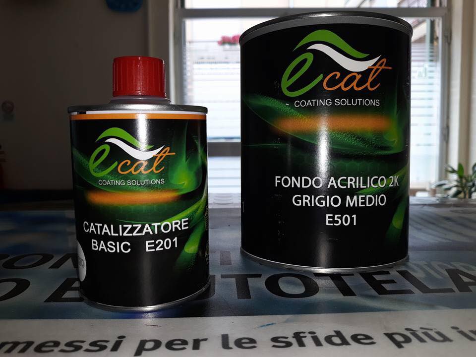 vernici acriliche e catalizzatori per carrozzerie