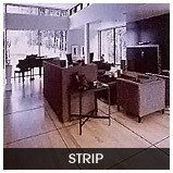 Strip wood flooring