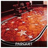 Parquet wood flooring