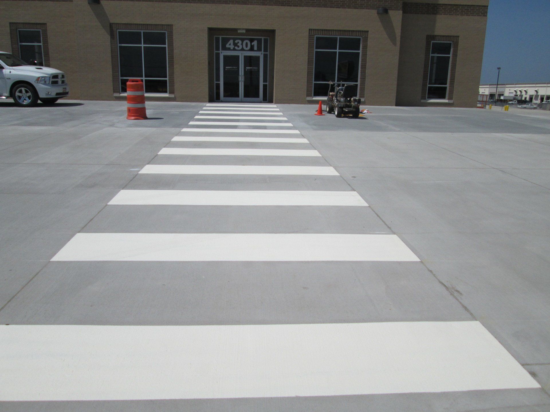 crosswalk striping
