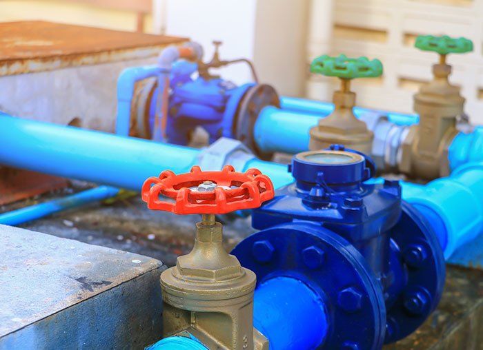 Blue Pipe — Fresno, CA — Art Douglas Plumbing Inc.